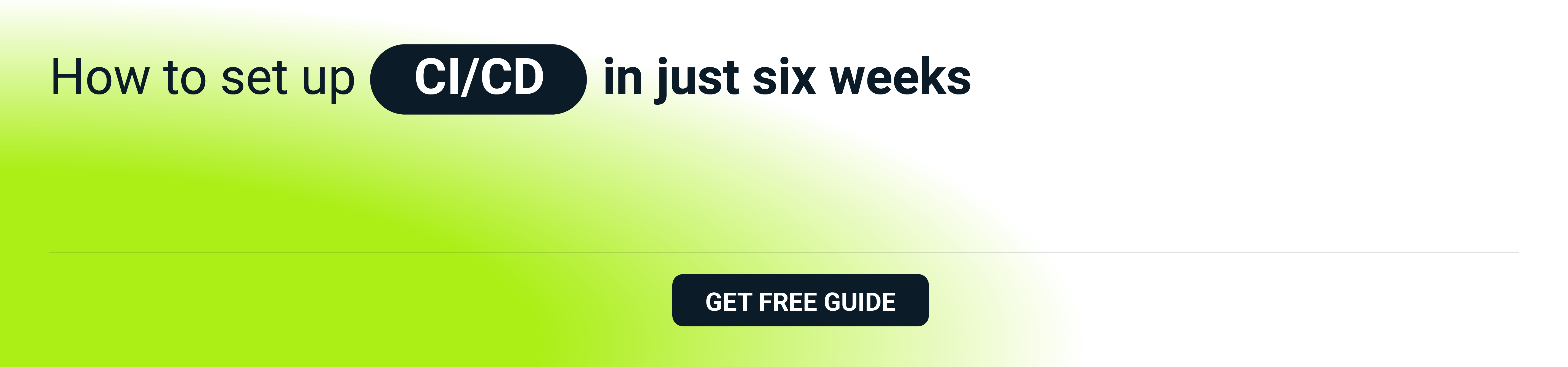 GUIDE CI/CD in 6 weeks